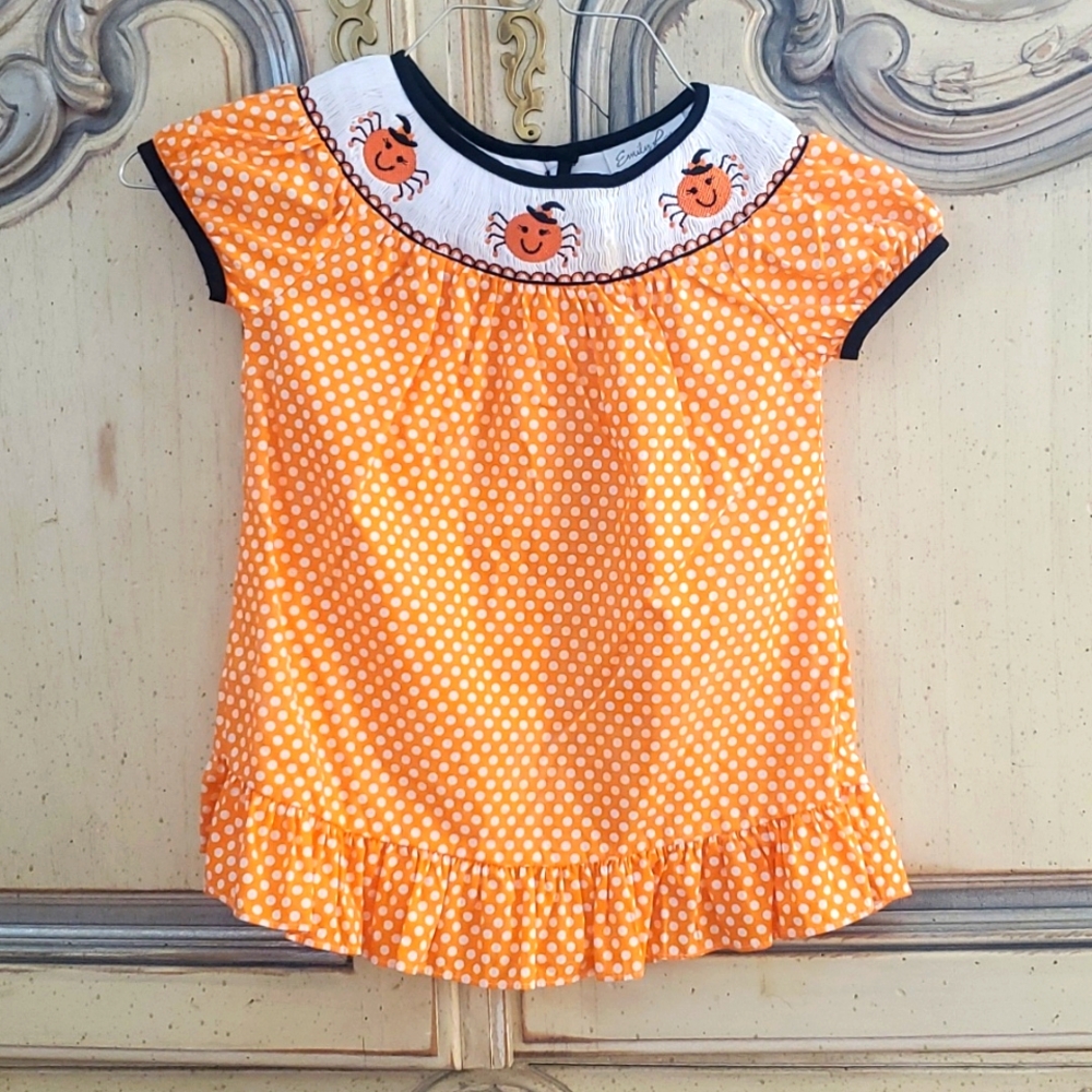 Halloween Smocked‎ Dress